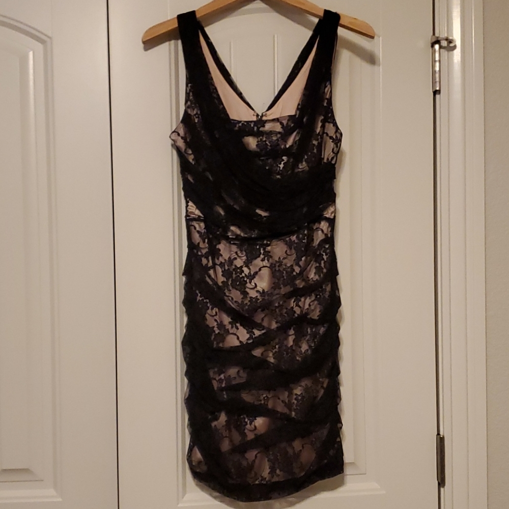 Express Design Studio Black Lace Dress Size 2